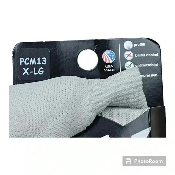 TCK Softball Baseball Foorball Socks Champion Over the Calf Gray # PCM13 XL NWT - Picture 4 of 8